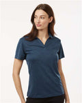 AllPro 4HM00L Women's Pro-Lock Performance Mélange Polo - Navy Melange - model front