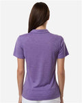 AllPro 4HM00L Women's Pro-Lock Performance Mélange Polo - Violet Melange - model back