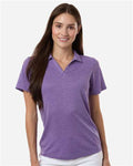 AllPro 4HM00L Women's Pro-Lock Performance Mélange Polo - Violet Melange - model front