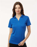 AllPro 4HM00L Women's Pro-Lock Performance Mélange Polo - Royal Melange - model front
