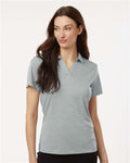 AllPro 4HM00L Women's Pro-Lock Performance Mélange Polo - Silver Melange - model front