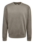 J. America 8721 Unisex BTB Fleece Crewneck Sweatshirt - Desert - front
