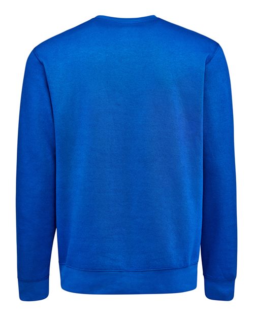 J. America 8721 Unisex BTB Fleece Crewneck Sweatshirt - Royal - back