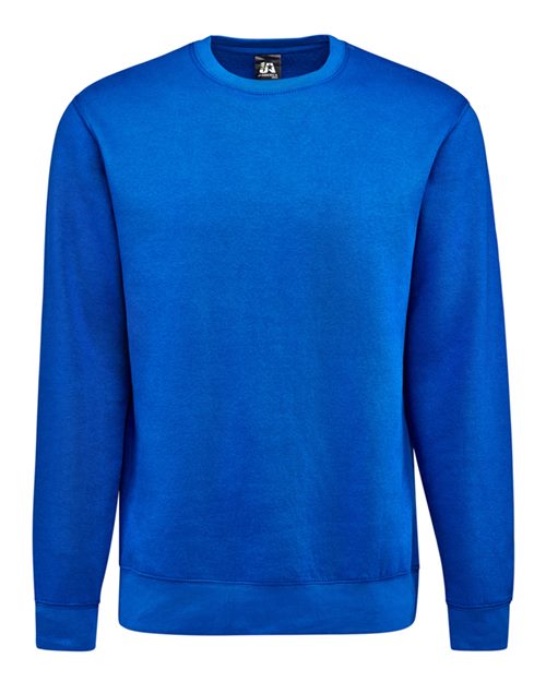J. America 8721 Unisex BTB Fleece Crewneck Sweatshirt - Royal - front