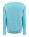 J. America 8721 Unisex BTB Fleece Crewneck Sweatshirt - Sky - back