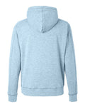 J. America 8740 Unisex Electric Fleece Hooded Sweatshirt - Electric Sky - back