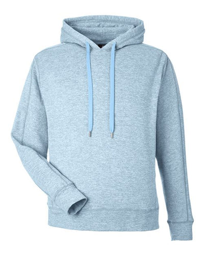 J. America 8740 Unisex Electric Fleece Hooded Sweatshirt - Electric Sky - front