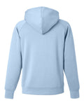 J. America 8750 Unisex Apex Fleece Hooded Sweatshirt - Ice Blue - back