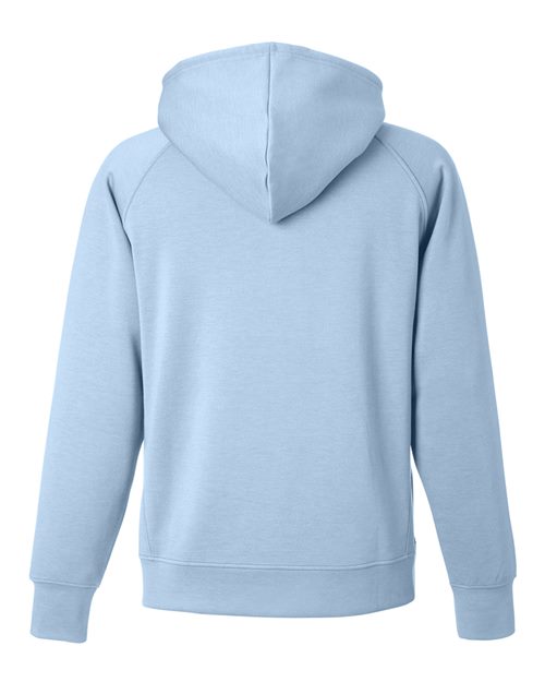 J. America 8750 Unisex Apex Fleece Hooded Sweatshirt - Ice Blue - back