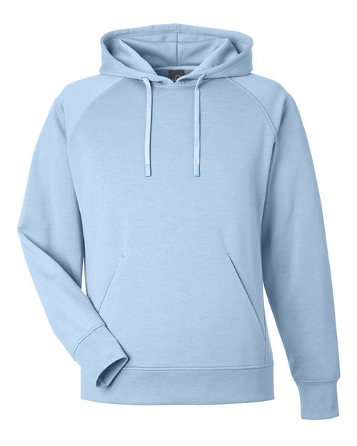 J. America 8750 Unisex Apex Fleece Hooded Sweatshirt - Ice Blue - front