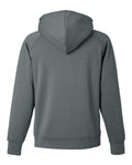 J. America 8750 Unisex Apex Fleece Hooded Sweatshirt - Steel - back