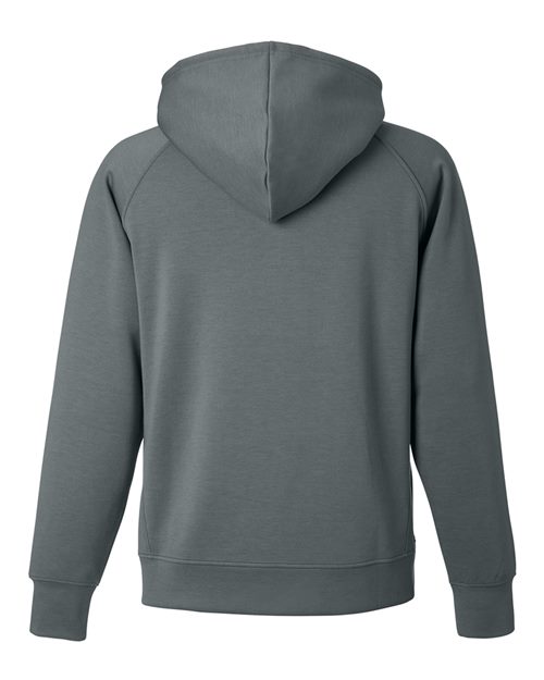 J. America 8750 Unisex Apex Fleece Hooded Sweatshirt - Steel - back