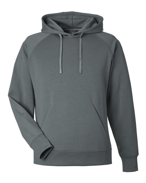 J. America 8750 Unisex Apex Fleece Hooded Sweatshirt - Steel - front