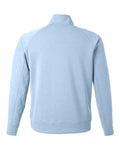 J. America 8751 Unisex Apex Fleece Quarter-Zip Sweatshirt - Ice Blue - back
