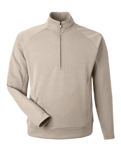 J. America 8751 Unisex Apex Fleece Quarter-Zip Sweatshirt - Mojave - front
