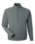 J. America 8751 Unisex Apex Fleece Quarter-Zip Sweatshirt - Steel - front