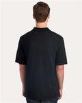 Jerzees 436MP Men's Dri-Power Polo with Pocket - Black - model back