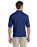 Jerzees 436MP Men's Dri-Power Polo with Pocket - J. Navy - model back