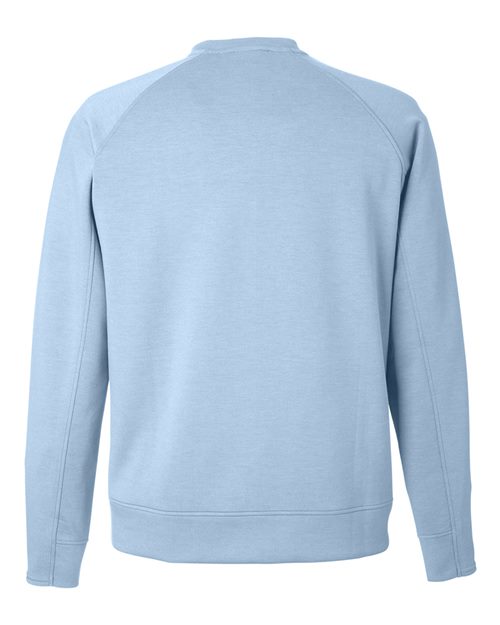 J. America 8752 Unisex Apex Fleece Crewneck Sweatshirt - Ice Blue - back