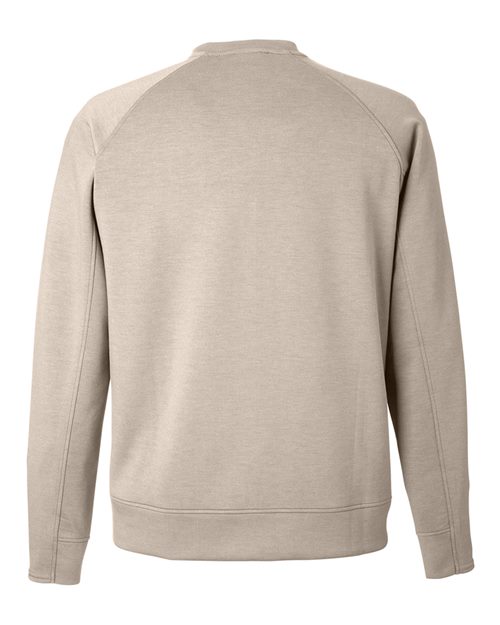 J. America 8752 Unisex Apex Fleece Crewneck Sweatshirt - Mojave - back