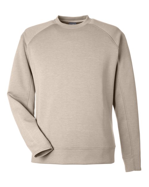 J. America 8752 Unisex Apex Fleece Crewneck Sweatshirt - Mojave - front