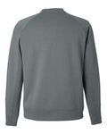 J. America 8752 Unisex Apex Fleece Crewneck Sweatshirt - Steel - back