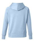 J. America 8753 Women's Apex Fleece Hooded Sweatshirt - Ice Blue - back