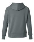 J. America 8753 Women's Apex Fleece Hooded Sweatshirt - Steel - back