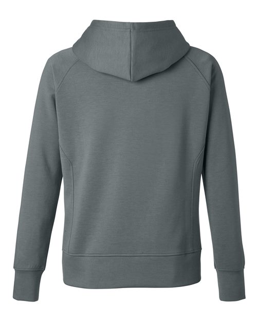 J. America 8753 Women's Apex Fleece Hooded Sweatshirt - Steel - back