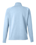 J. America 8754 Women's Apex Fleece Quarter-Zip Pullover - Ice Blue - back