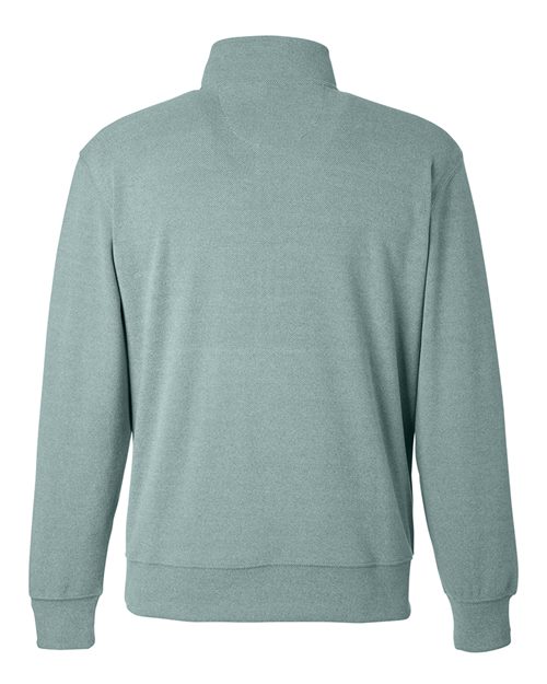 J. America 8760 Unisex Element Fleece Quarter-Zip Sweatshirt - Peacock - back