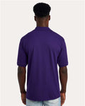 Jerzees 437R Men's Dri-Power Polo - Deep Purple - model back