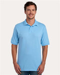 Jerzees 437R Men's Dri-Power Polo - Light Blue - model front