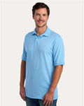 Jerzees 437R Men's Dri-Power Polo - Light Blue - model side