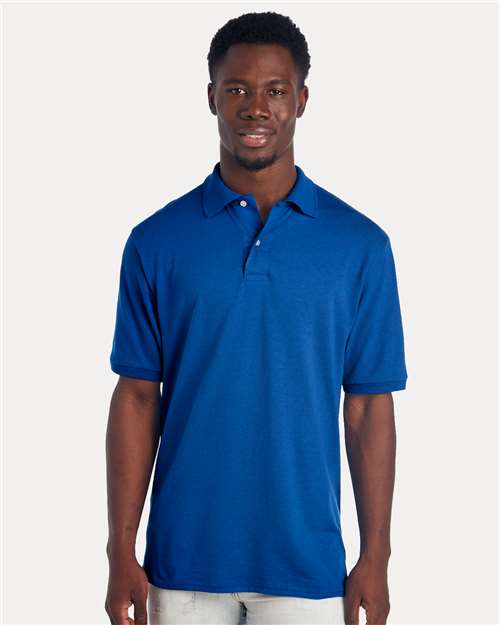 Jerzees 437R Men's Dri-Power Polo - Royal - model front