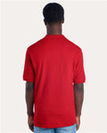 Jerzees 437R Men's Dri-Power Polo - True Red - model back