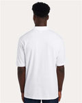 Jerzees 437R Men's Dri-Power Polo - White - model back