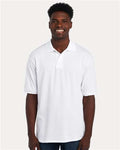 Jerzees 437R Men's Dri-Power Polo - White - model front