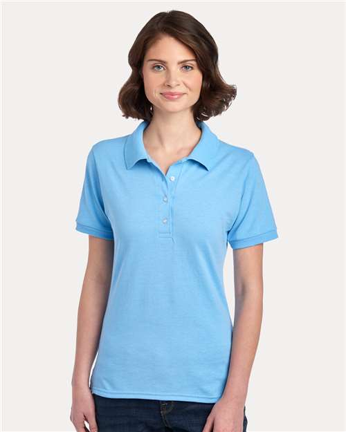 Jerzees 437F Women's Dri-Power Polo - Light Blue - model front