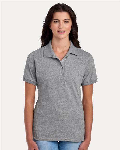Jerzees 437F Women's Dri-Power Polo - Oxford - model front