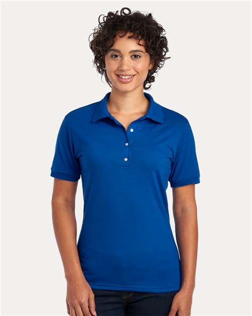 Jerzees 437F Women's Dri-Power Polo - Royal - model front