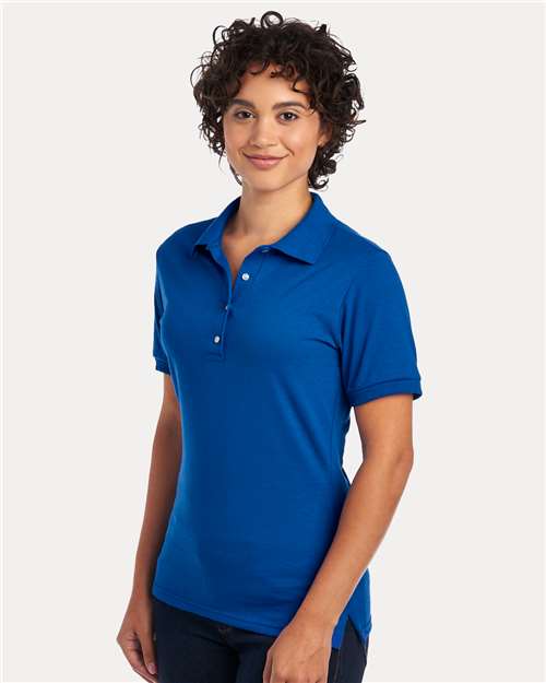 Jerzees 437F Women's Dri-Power Polo - Royal - model side
