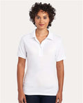 Jerzees 437F Women's Dri-Power Polo - White - model front