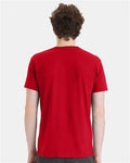 Hanes 498PT Unisex Perfect-T DTG T-Shirt - Athletic Red - model back