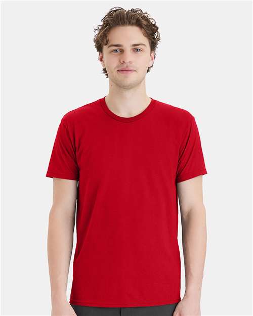 Hanes 498PT Unisex Perfect-T DTG T-Shirt - Athletic Red - model front