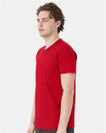 Hanes 498PT Unisex Perfect-T DTG T-Shirt - Athletic Red - model side