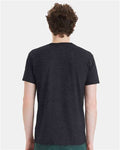 Hanes 498PT Unisex Perfect-T DTG T-Shirt - Charcoal Heather - model back