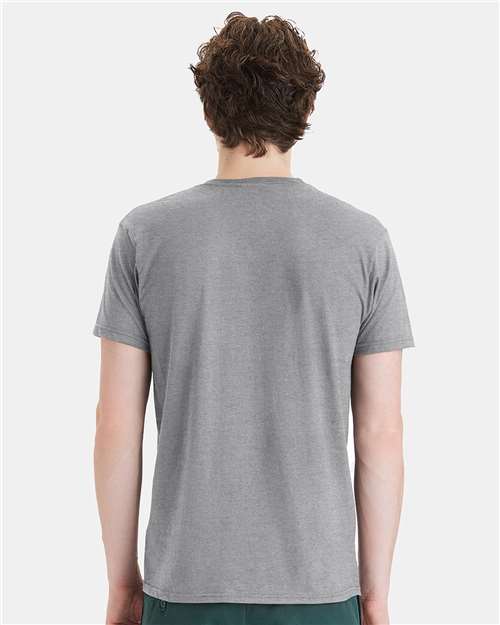 Hanes 498PT Unisex Perfect-T DTG T-Shirt - Light Steel - model back