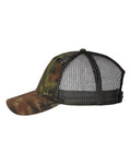 Valucap VC150M Licensed Camo Mesh Cap - Mossy Oak Breakup/ Black Mesh - side
