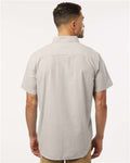 Columbia 199080 Men's Rapid Rivers Novelty Short Sleeve Shirt - Dark Stone - model back